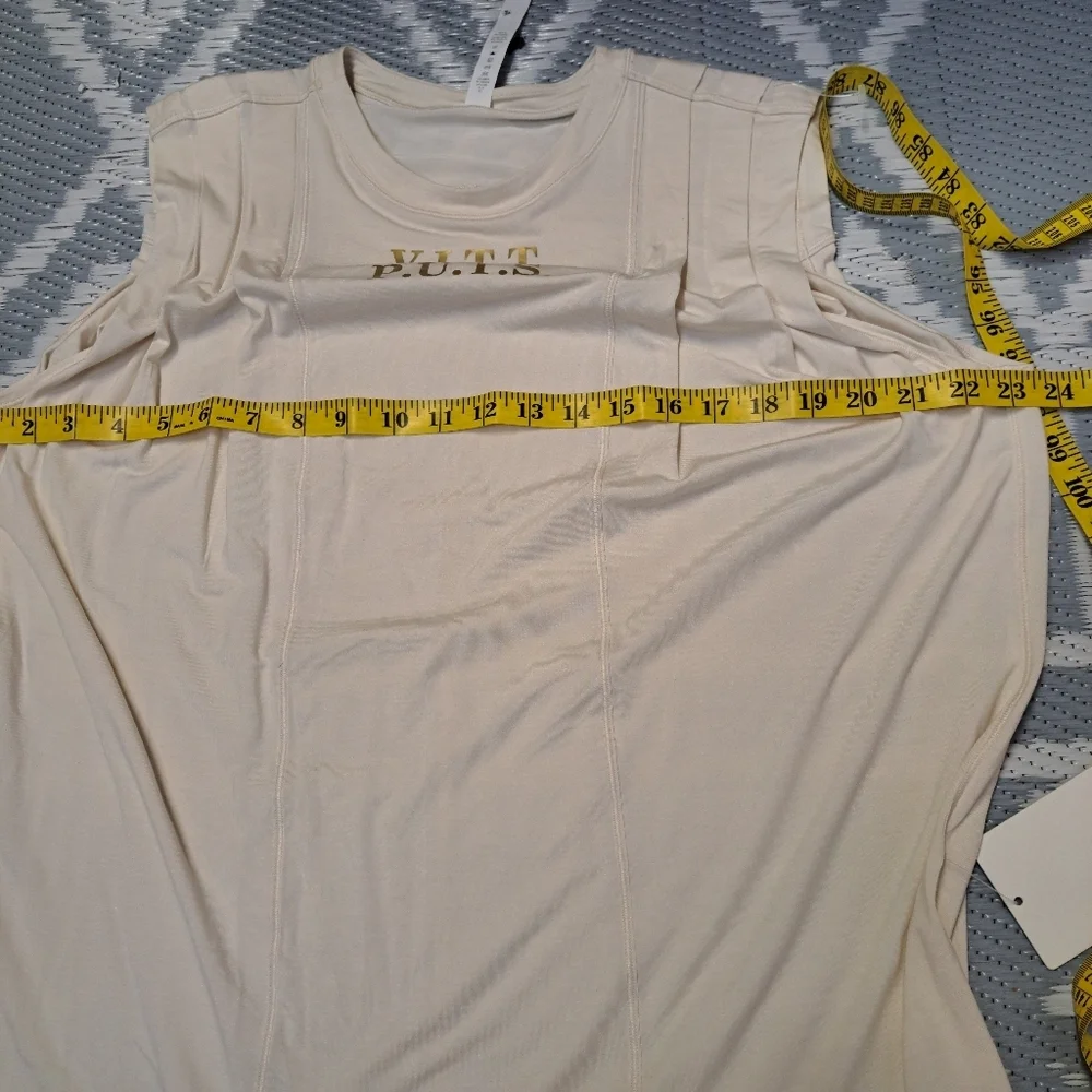 Lululemon‎ Modal Pleated Shoulder Tank Top - Picture 8 of 9